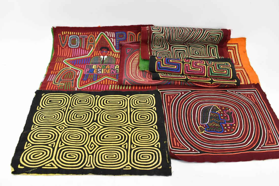 Eight Mola Textiles (1 of 9)