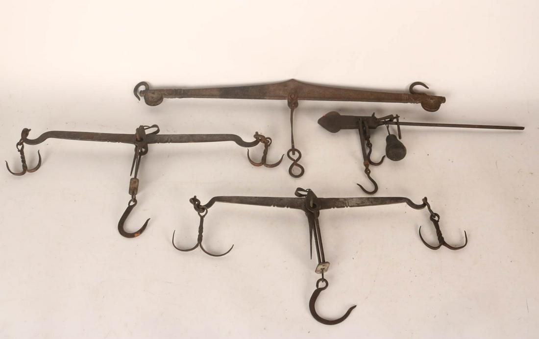 Four Cast-Iron Hanging Balance Scales (1 of 11)