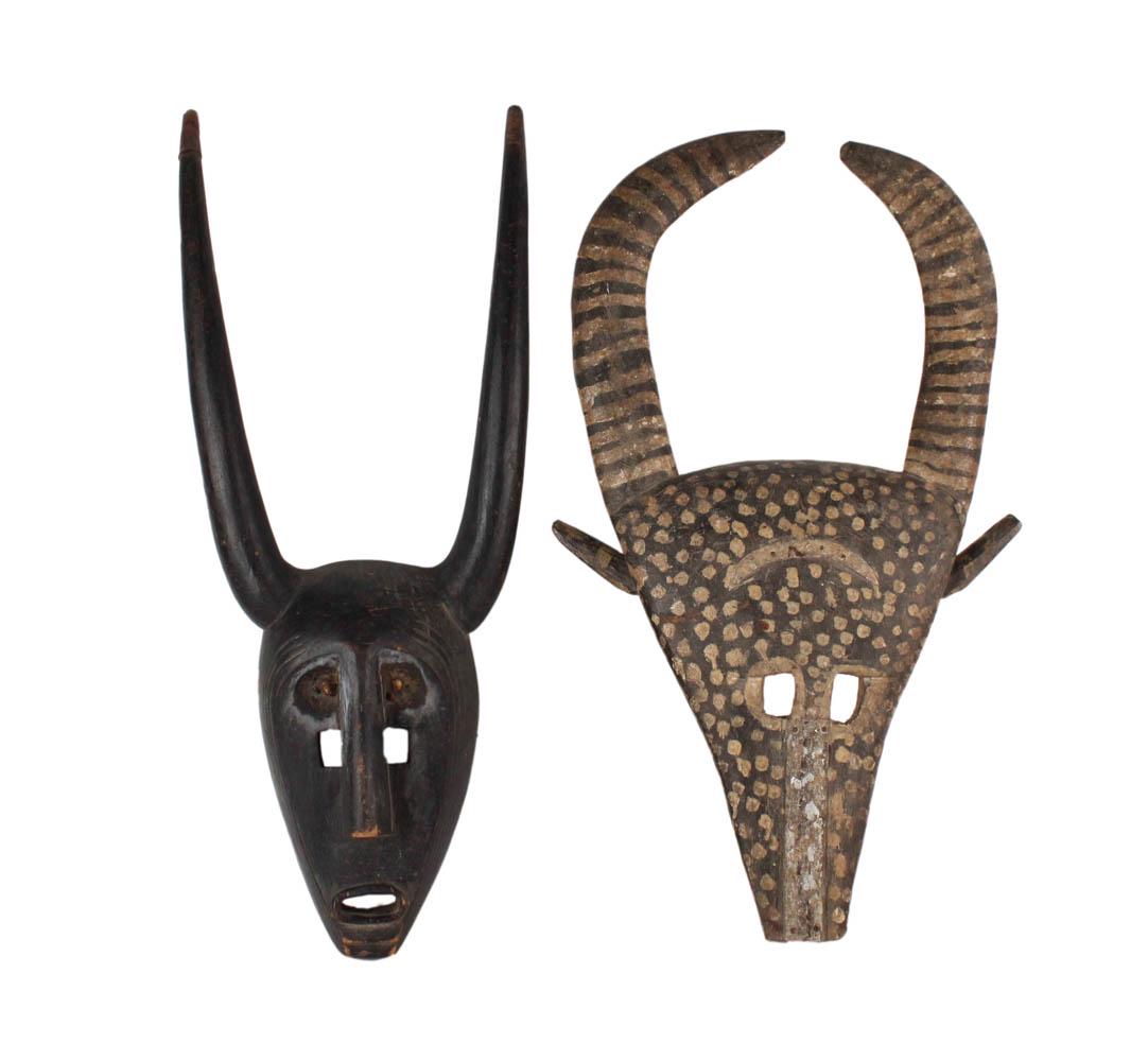Two Horned Tribal Masks (1 of 11)
