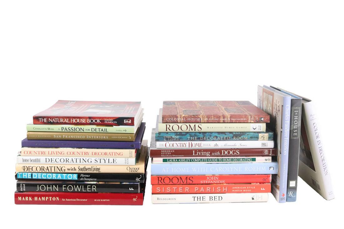 Group of Books on Interior Decoration (1 of 10)