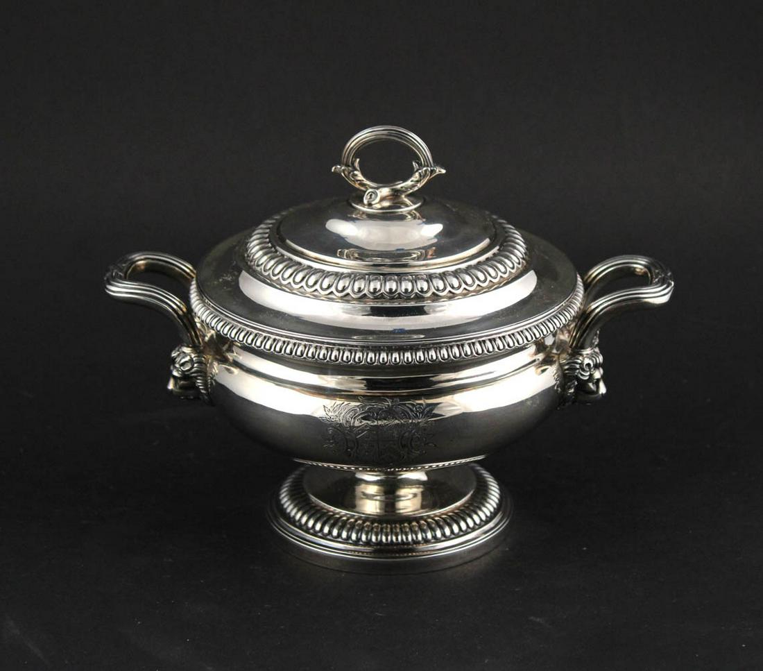English Sterling Silver Petite Covered Tureen (1 of 11)