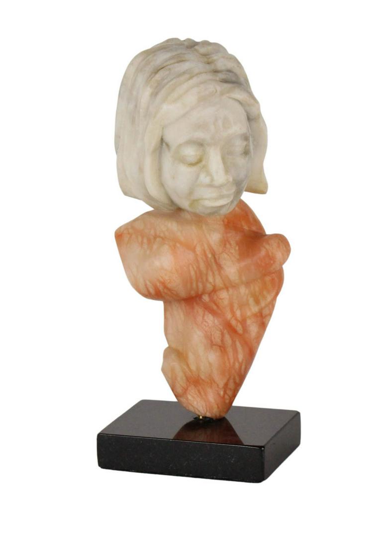 Walter Sansone, Carved Marble Bust of a Woman (1 of 19)