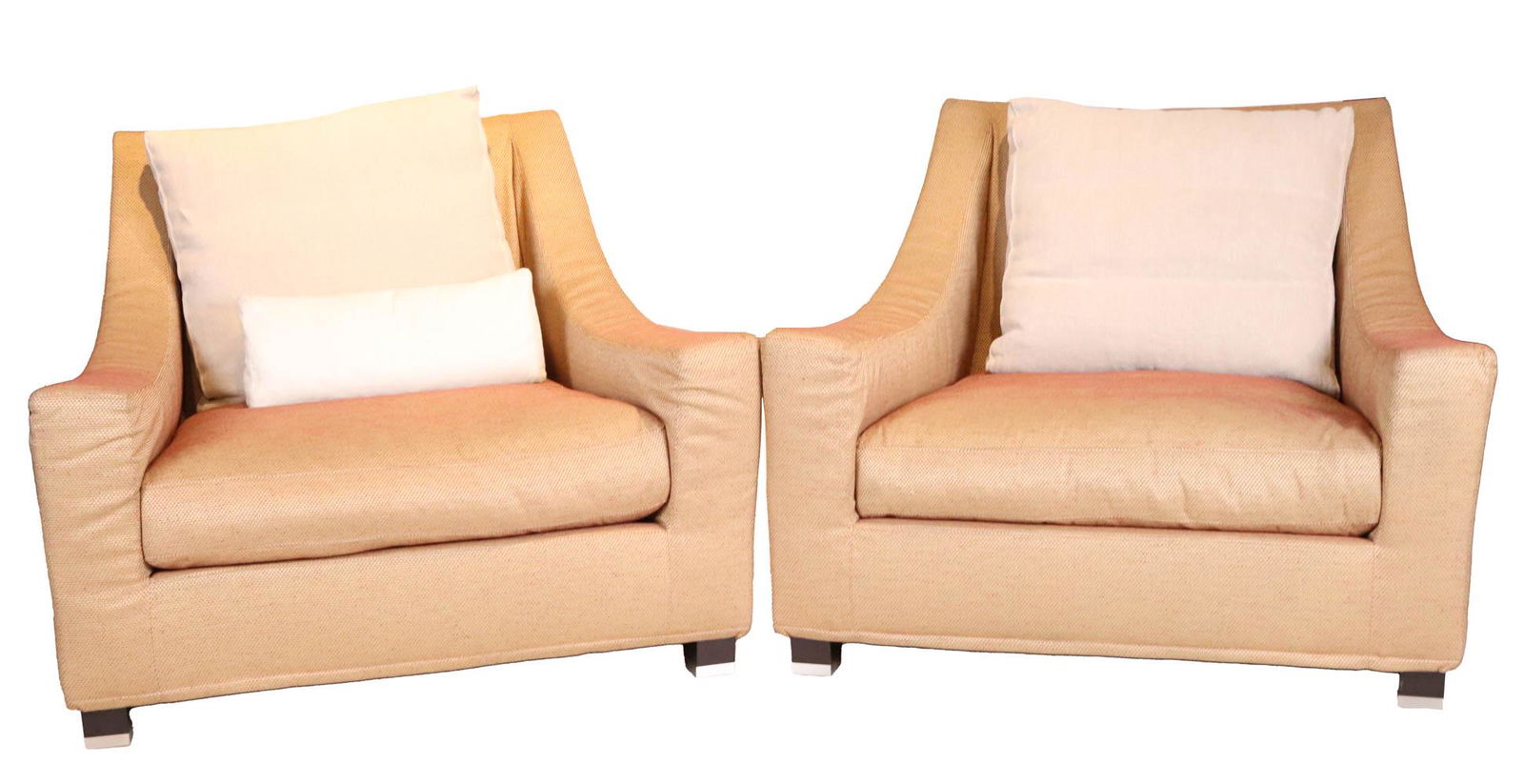 Pair of Giorgetti Oversized Armchairs (1 of 8)
