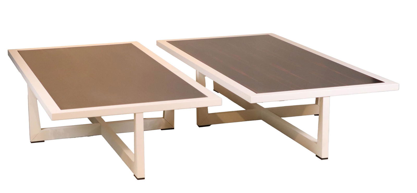 Two Giorgetti "Reverso" White Coffee Tables (1 of 8)