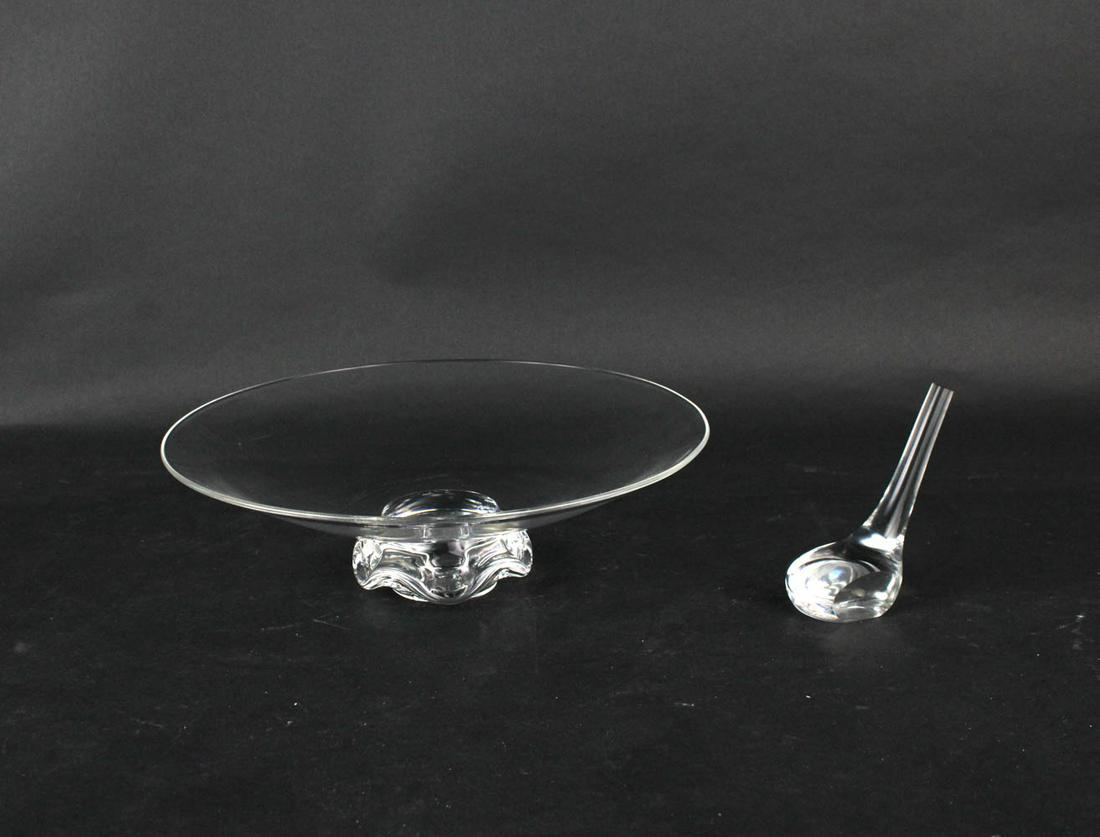 Steuben Colorless Crystal Footed Bowl (1 of 18)