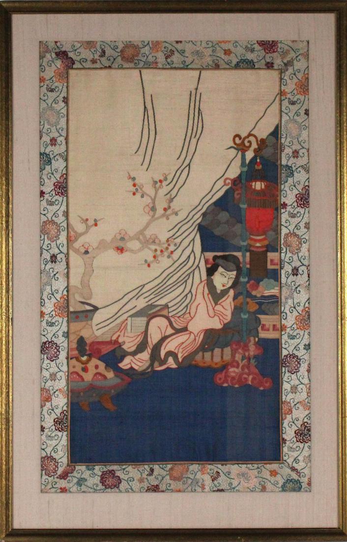 Chinese Needlework of Woman (1 of 6)