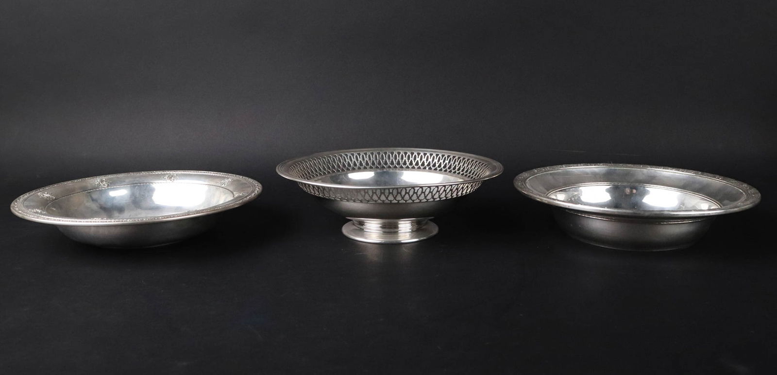 Three American Sterling Silver Bowls (1 of 9)