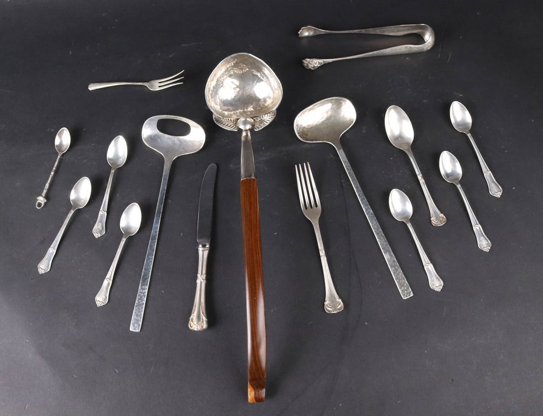 Vasco Peru Hand Hammered 925 Salad Servers (1 of 9)