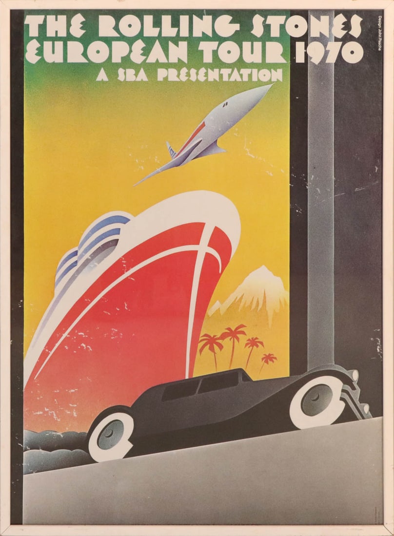 Rolling Stones 1970 European Tour Poster (1 of 9)