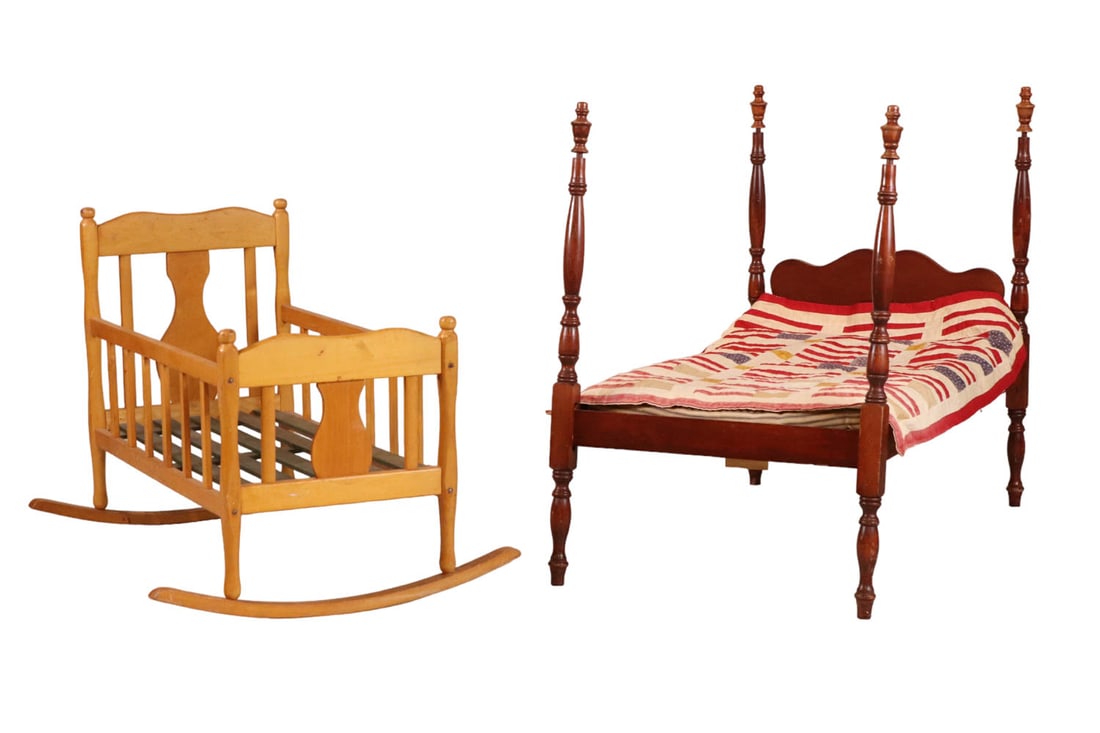 Two Vintage Doll's Beds (1 of 8)