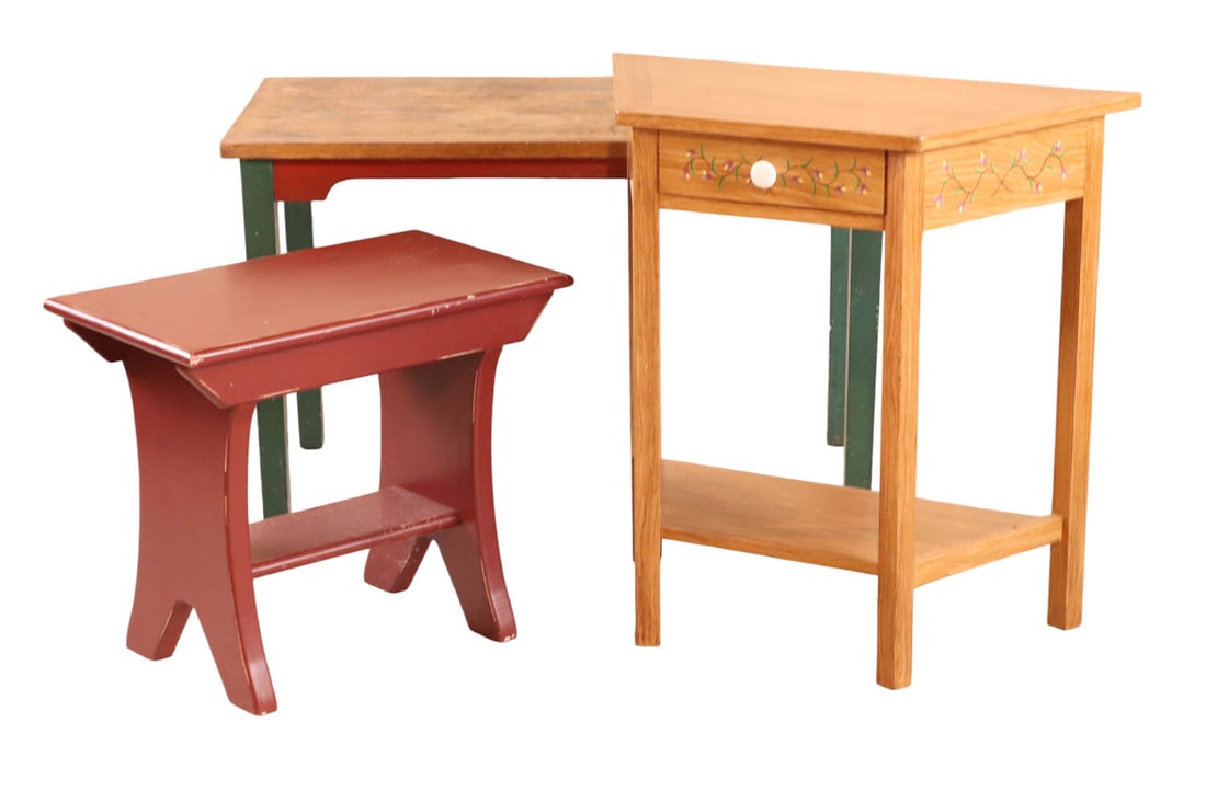 Three Paint-Decorated Tables (1 of 7)