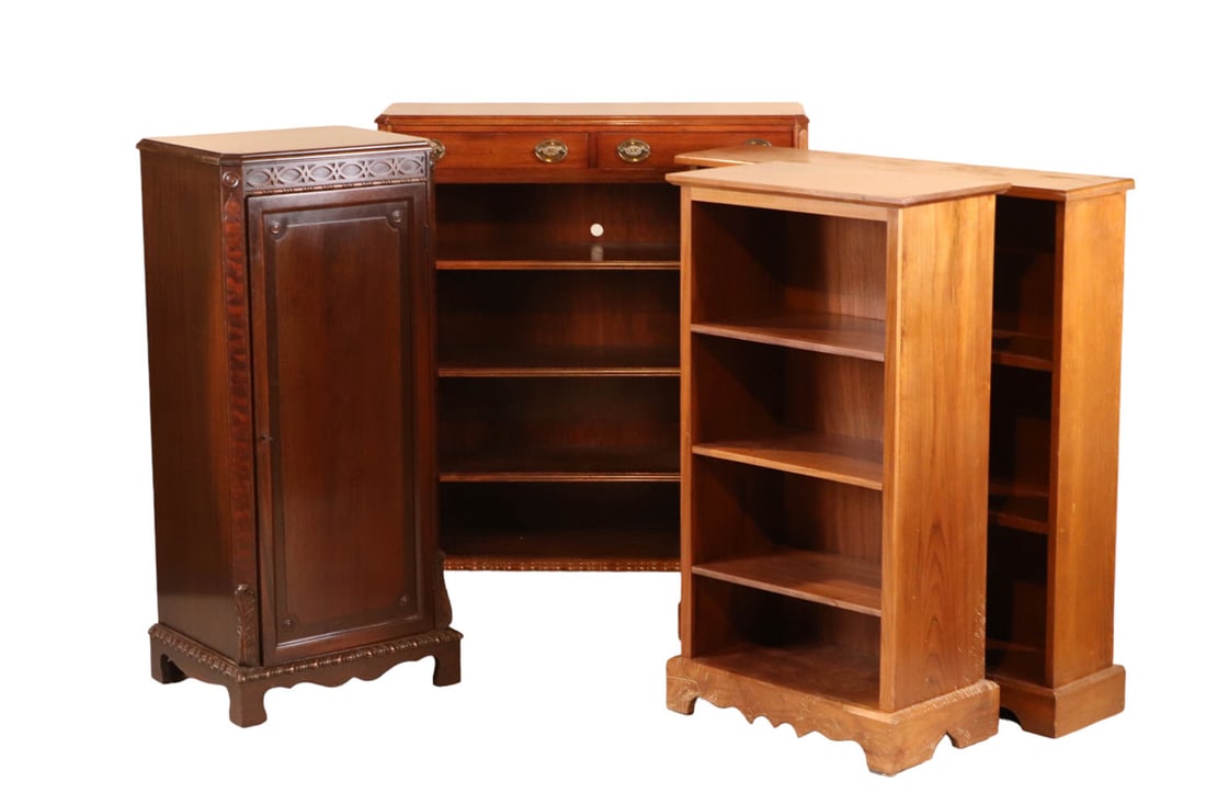 Federal Style Mahogany Bookcase (1 of 12)