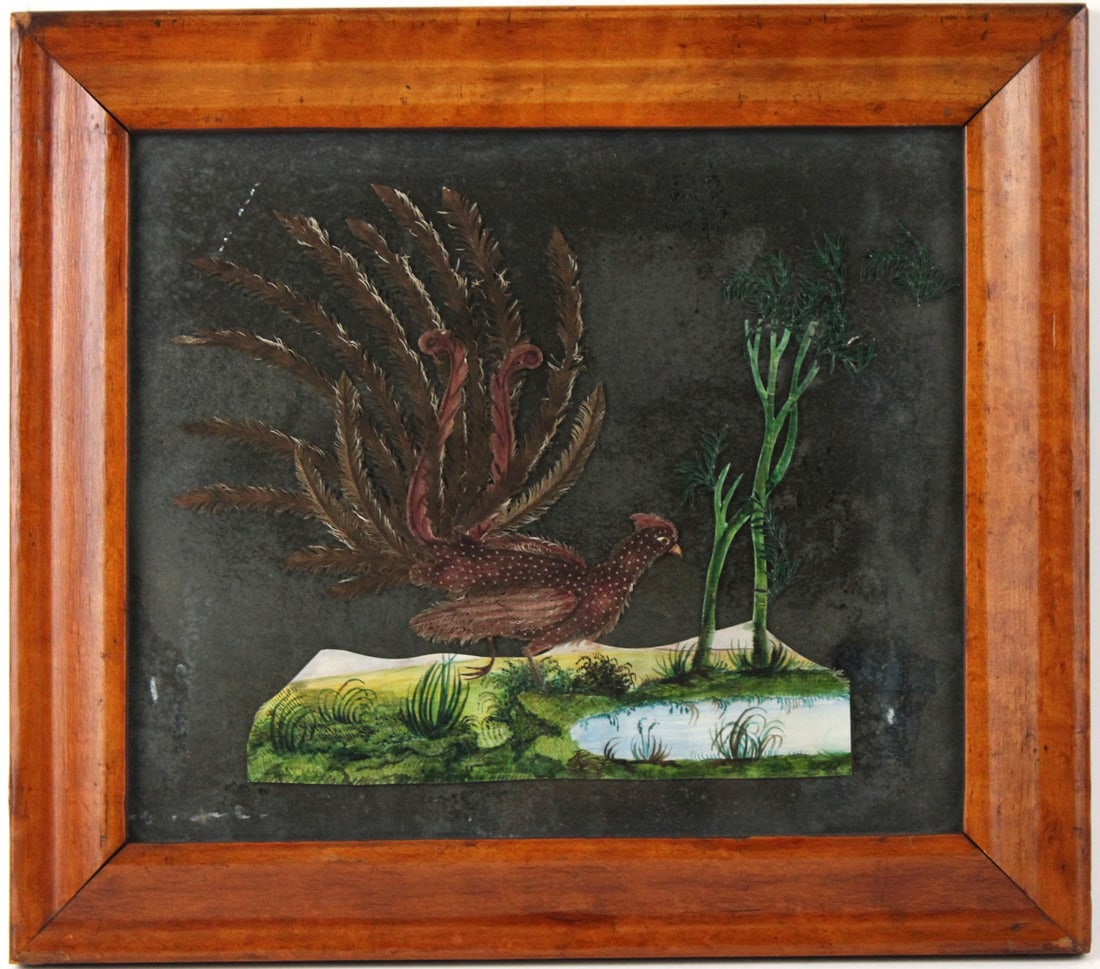 Mixed Media Cut-Out of a Game Bird (1 of 15)