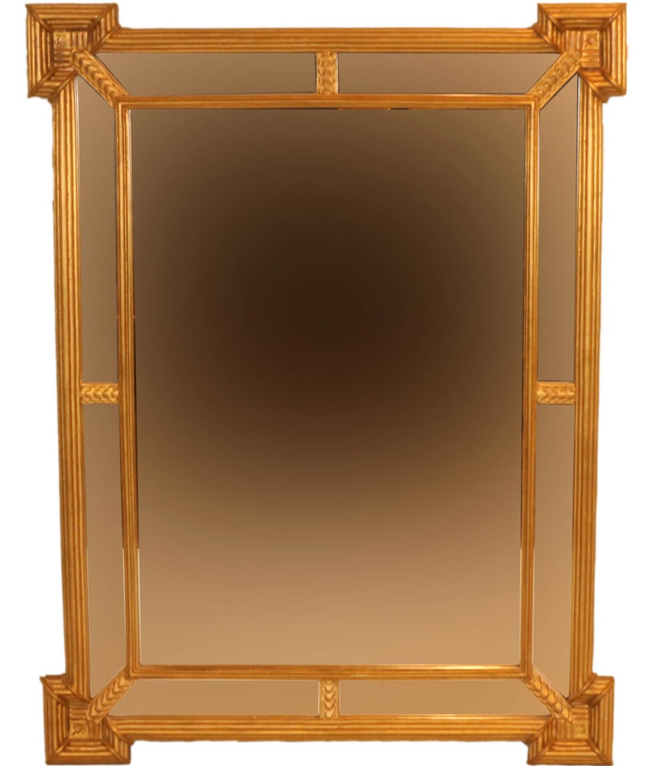 Carver's Guild Quatrain Regency Style Mirror (1 of 8)