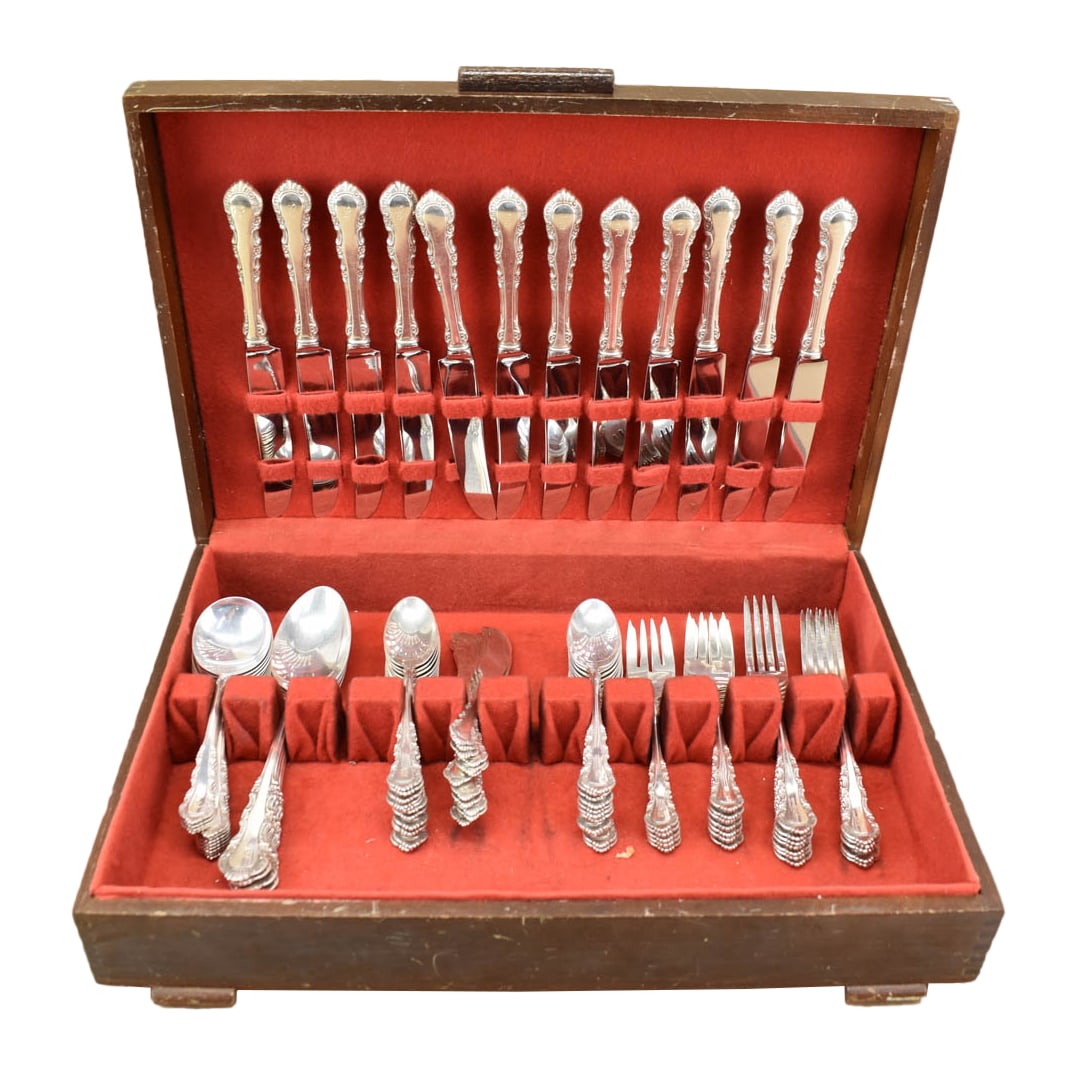 Reed & Barton Sterling Silver Flatware Service (1 of 8)