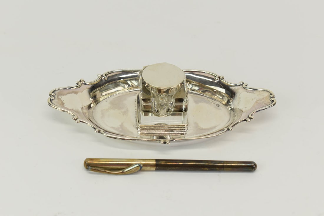 Robert Pringle Sons Sterling Silver Inkwell (1 of 5)