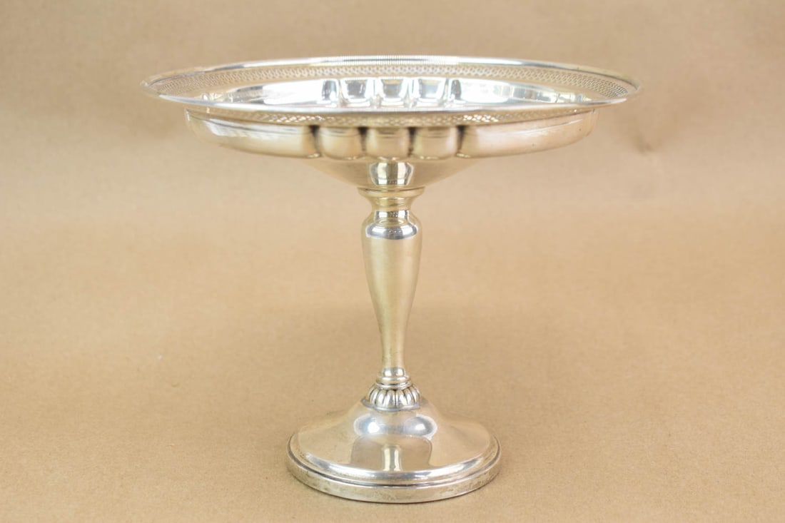 Sterling Silver Footed Compote (1 of 6)