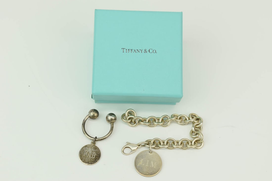 Vintage Tiffany Sterling Silver Keyring (1 of 6)