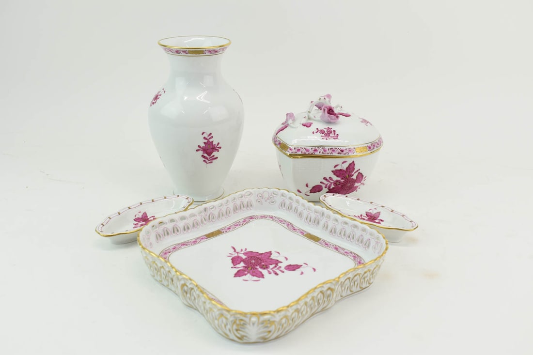 Group of Assorted Herend Table Articles (1 of 9)