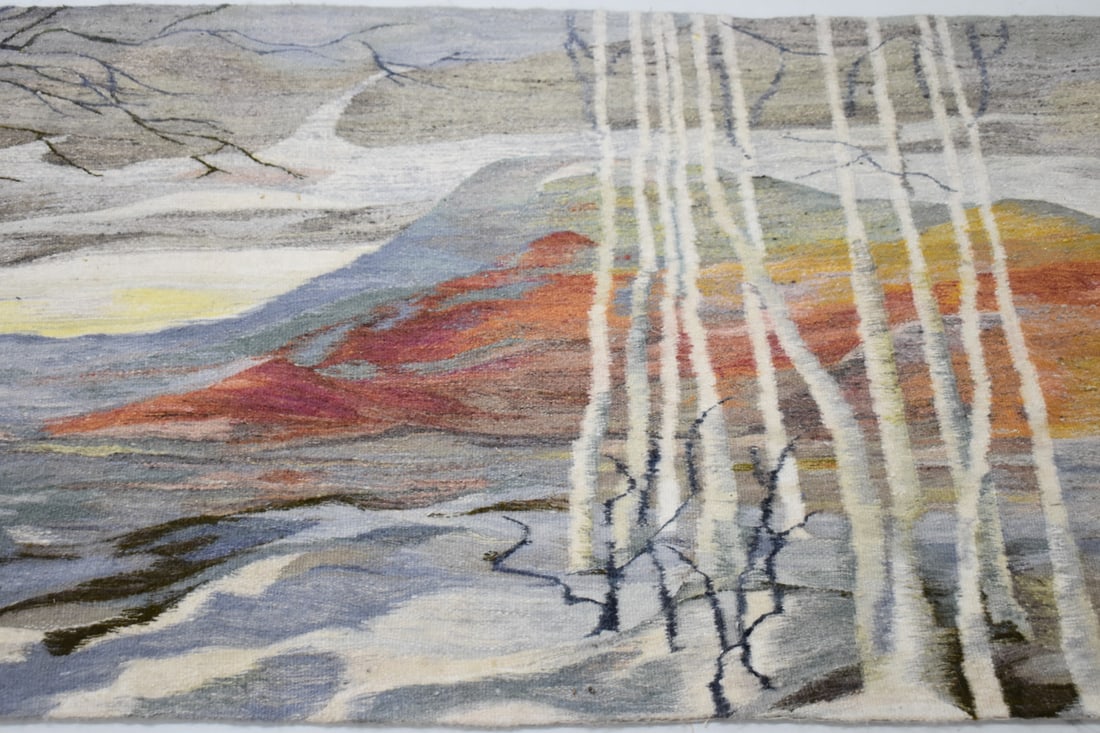 Ewa Szczerbic Large Signed 1981 Wool Wall Hanging (1 of 7)