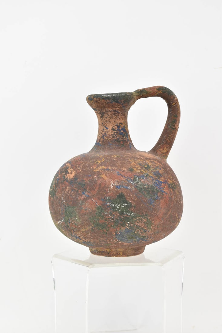 Painted Earthenware Jug (1 of 10)