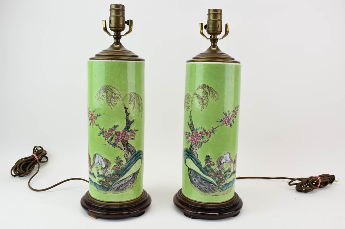 Pair of Asian Table Lamps (1 of 8)