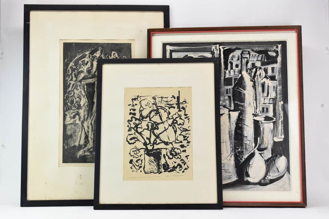 Oil on Canvas Still Life with Face (1 of 20)