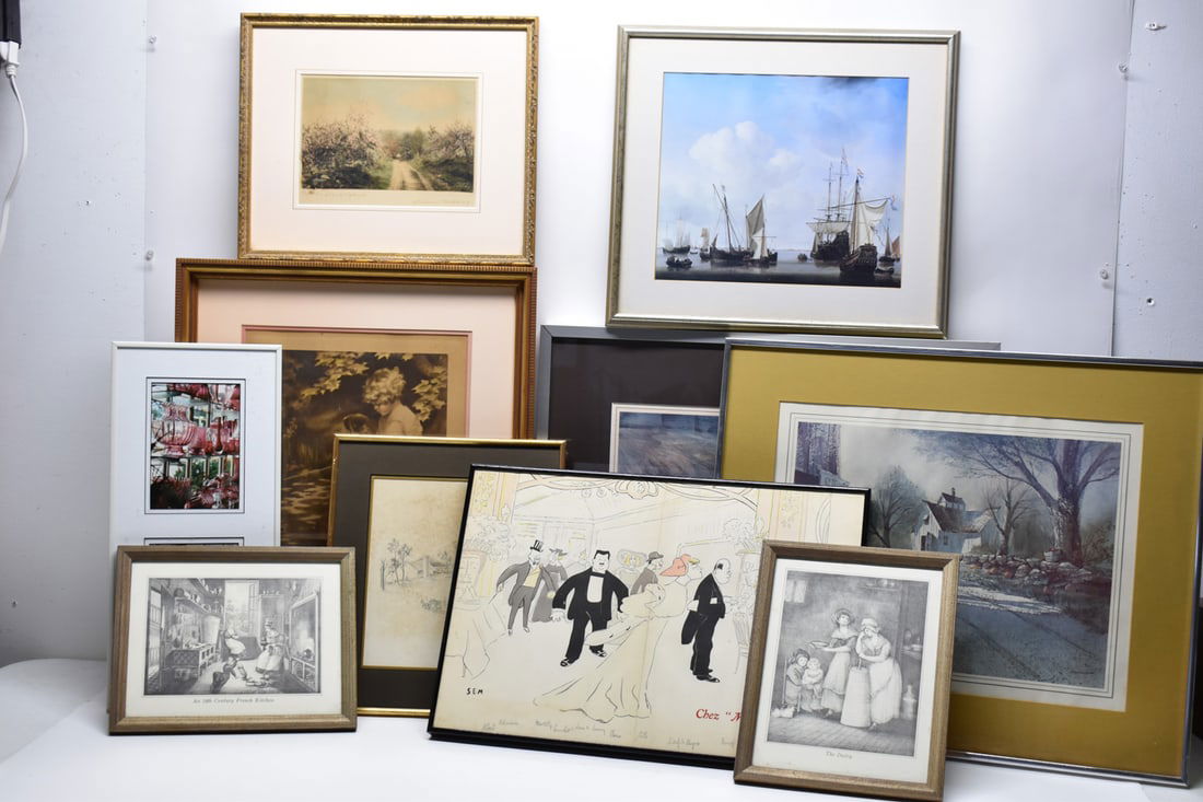 Framed Wallace Nutting New England Uplands, 1908 (1 of 17)