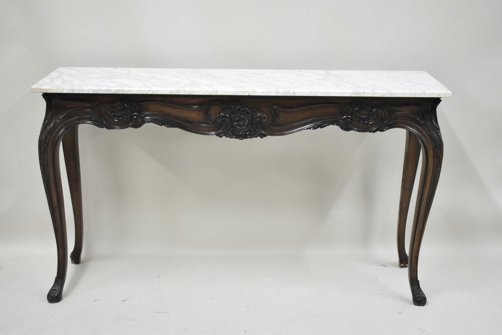 Italian White Marble Console Table (1 of 12)