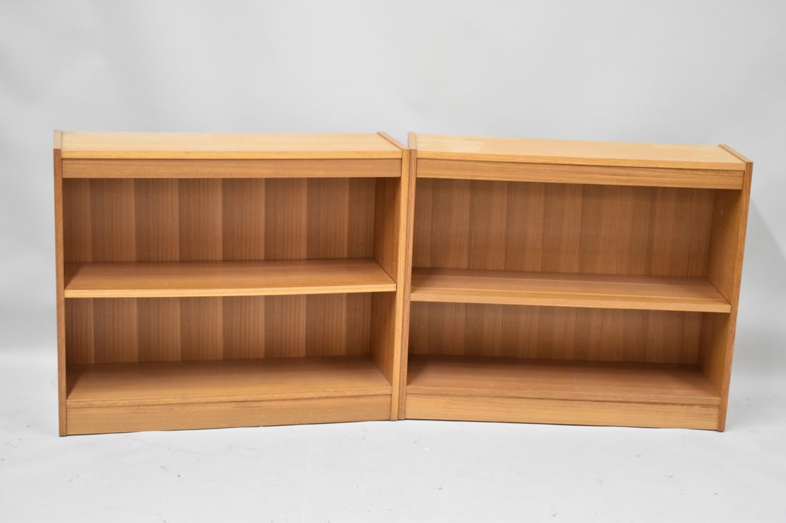 Modern Pair of Low Bookcases (1 of 5)