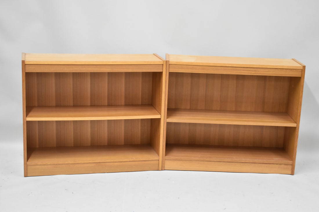Modern Pair Of Low Bookcases Auction