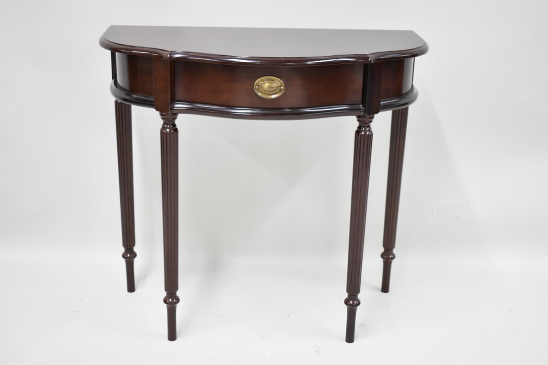 Mahogany Bombay Single Drawer Console Table (1 of 6)
