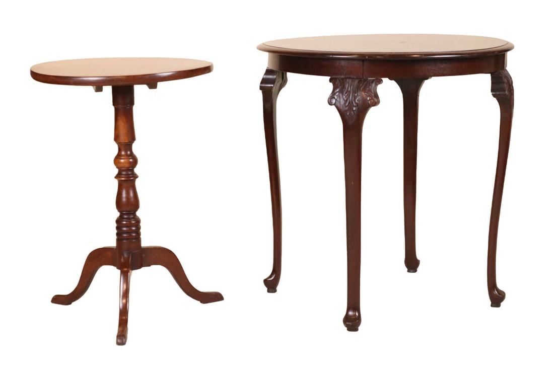 Federal Style Mahogany Candlestand (1 of 10)