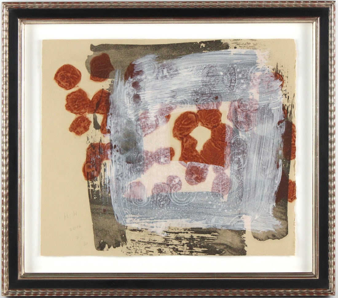 Howard Hodgkin, "Lace Curtain, 2015-2016" (1 of 8)