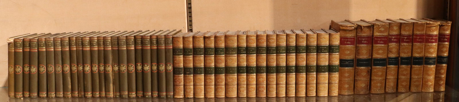 Sixteen Volumes of "Life of Lord Byron": Published by John Murray, Albemarle Street, London, 1851. Together with 22 volumes of "Wilson's Tales of the Borders, and of Scotland. Historical, Traditionary, and Imaginative" Walter Scott, London,