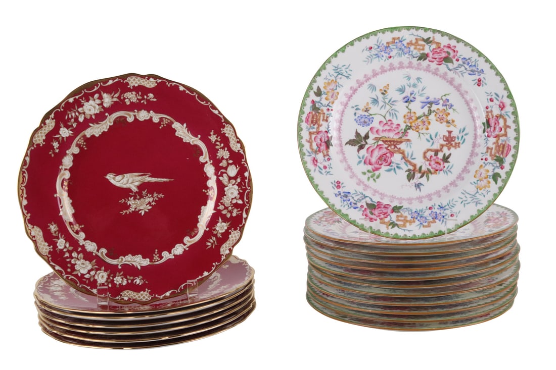 Seven Tiffany & Co. for Spode Bird Motif Plates (1 of 11)
