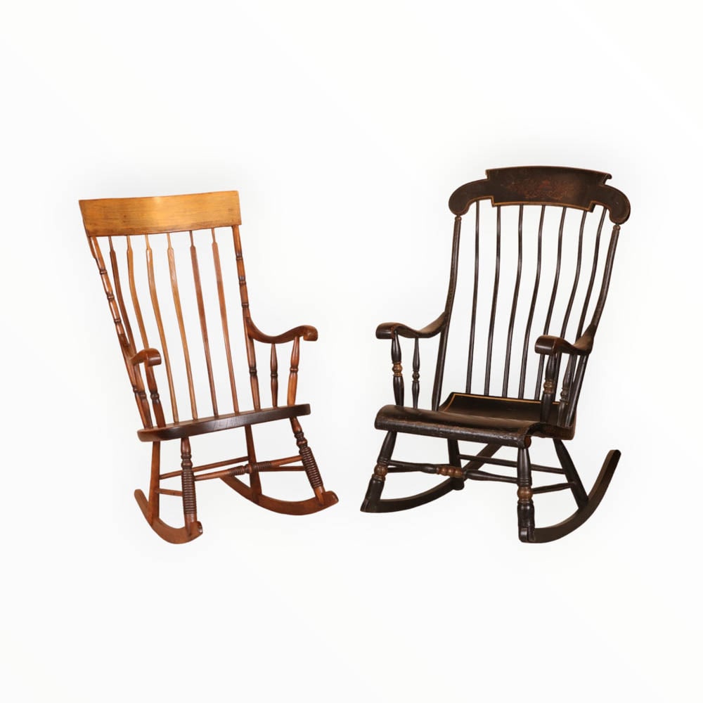 Two Rocking Chairs Auction