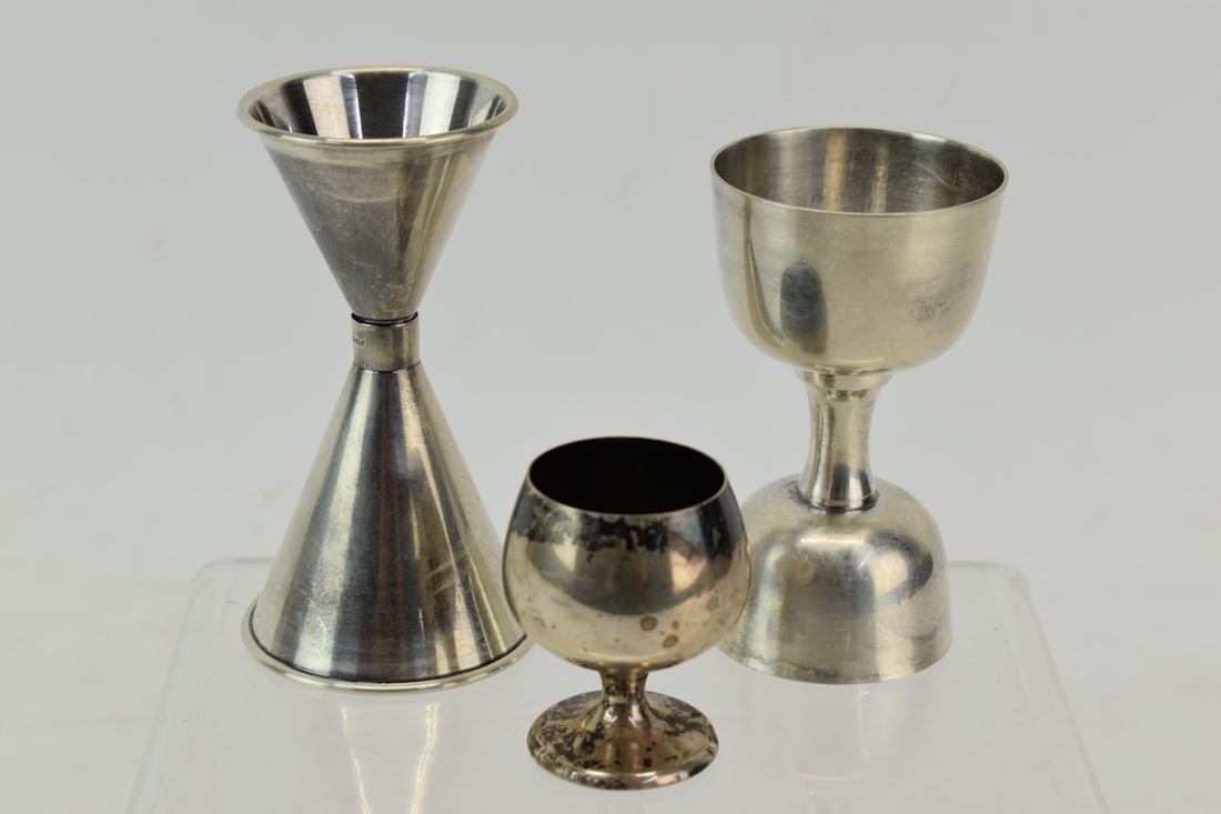 Two Sterling Silver Cocktail Jiggers (1 of 8)