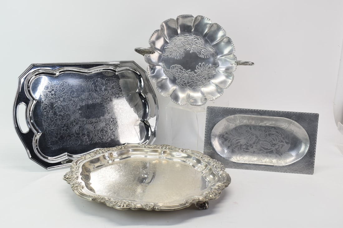 F.B. Rogers Silver Plate Serving Tray (1 of 11)