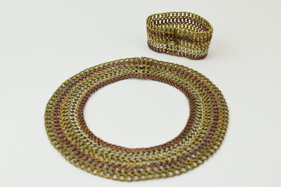 Vintage Southwestern Necklace and Bracelet Set (1 of 7)