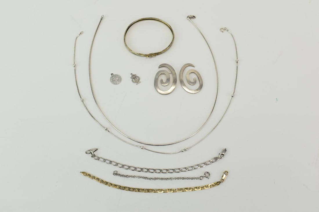 Two Liquid Silver Style Sterling Silver Chains (1 of 9)