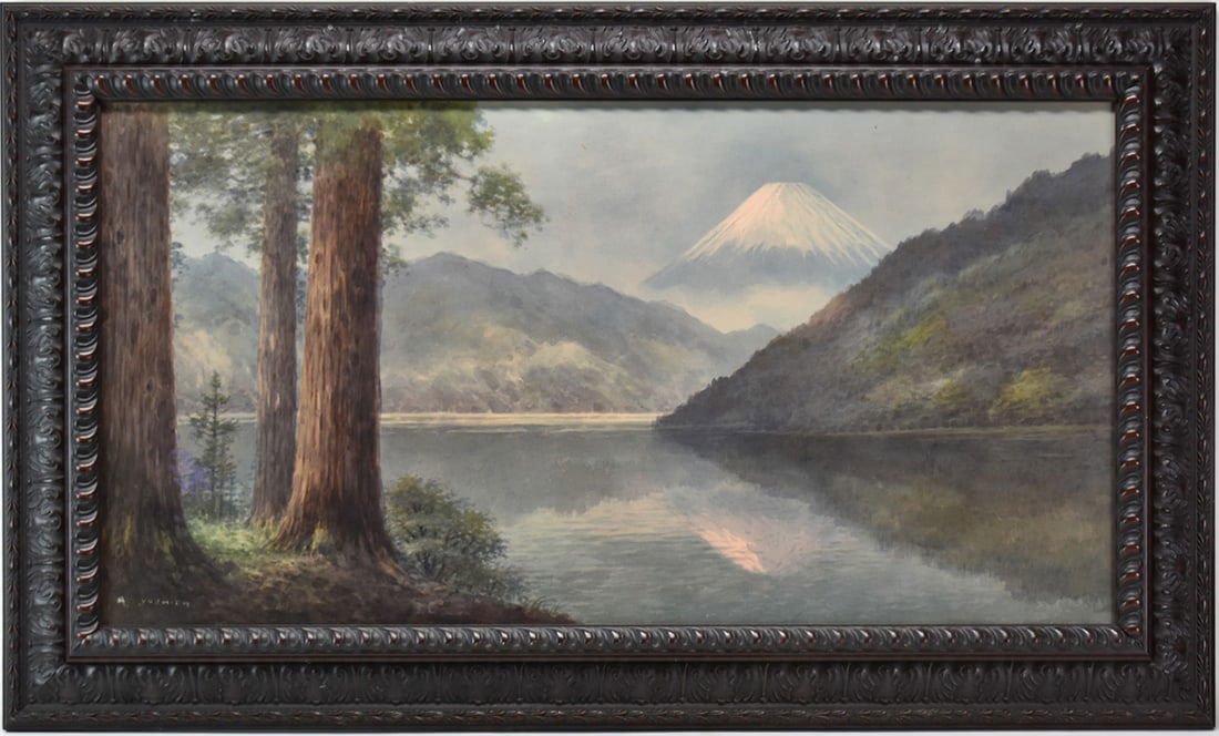 Watercolor on Artist Board of Mt Fuji (1 of 12)