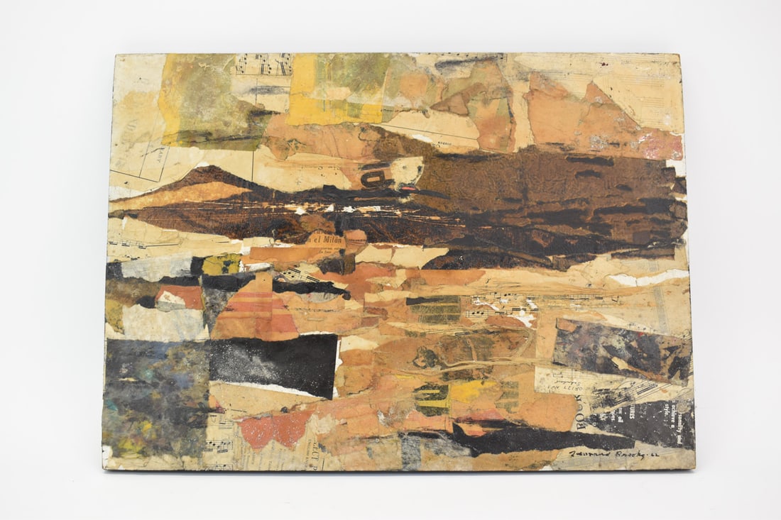 Leonard Brooks Collage on Board Costa Brava (1 of 11)