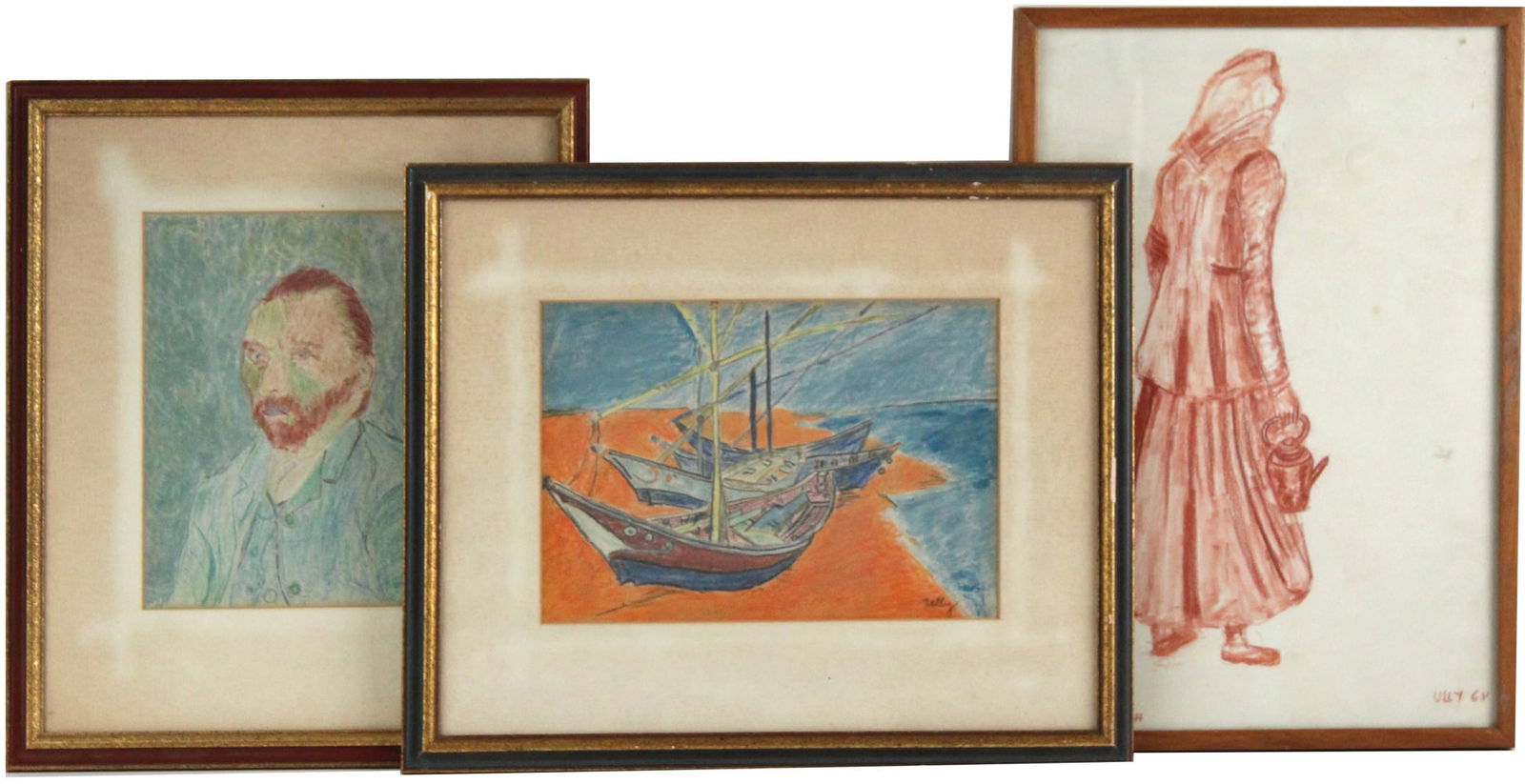 Three Drawings after Vincent Van Gogh (1 of 14)