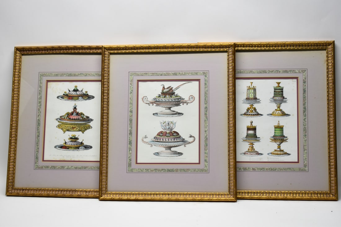 Framed French Dessert & Food Presentation Prints (1 of 6)