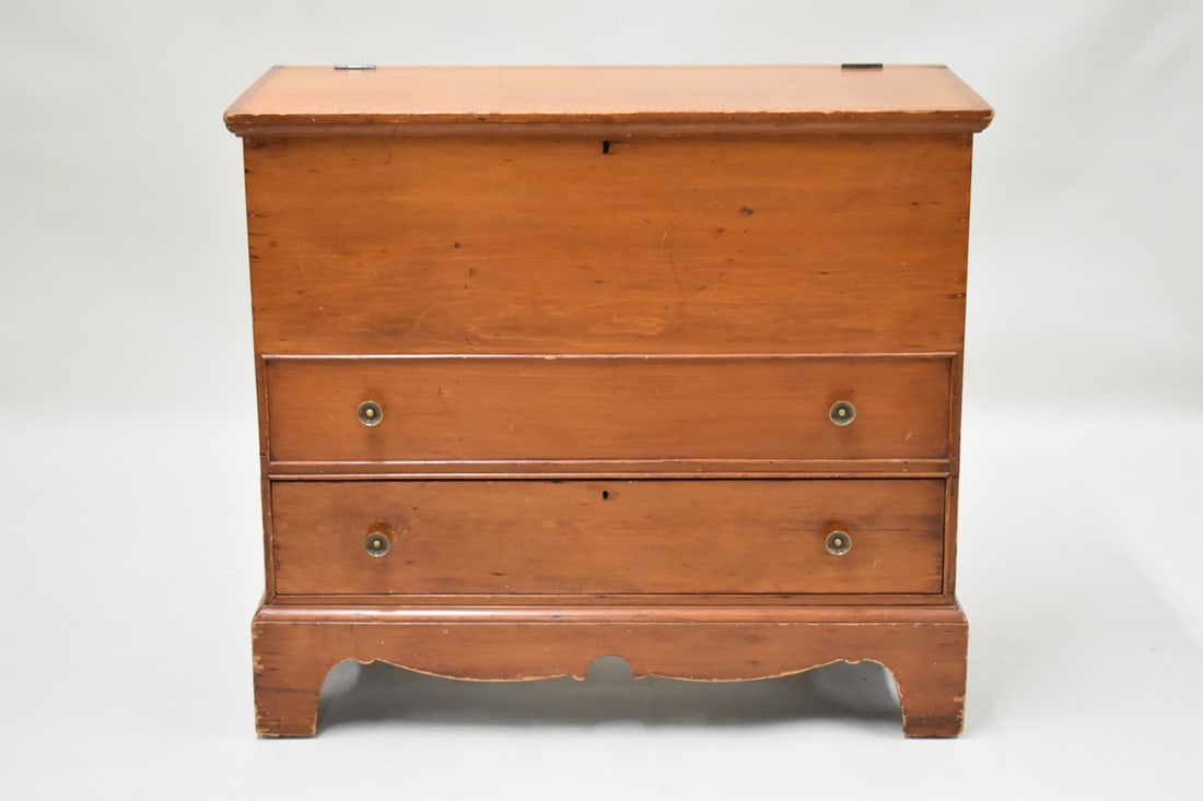 Antique Pine Blanket Mule Chest (1 of 13)