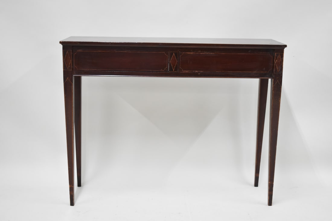 Federal Style Mahogany Inlaid Console Table (1 of 9)