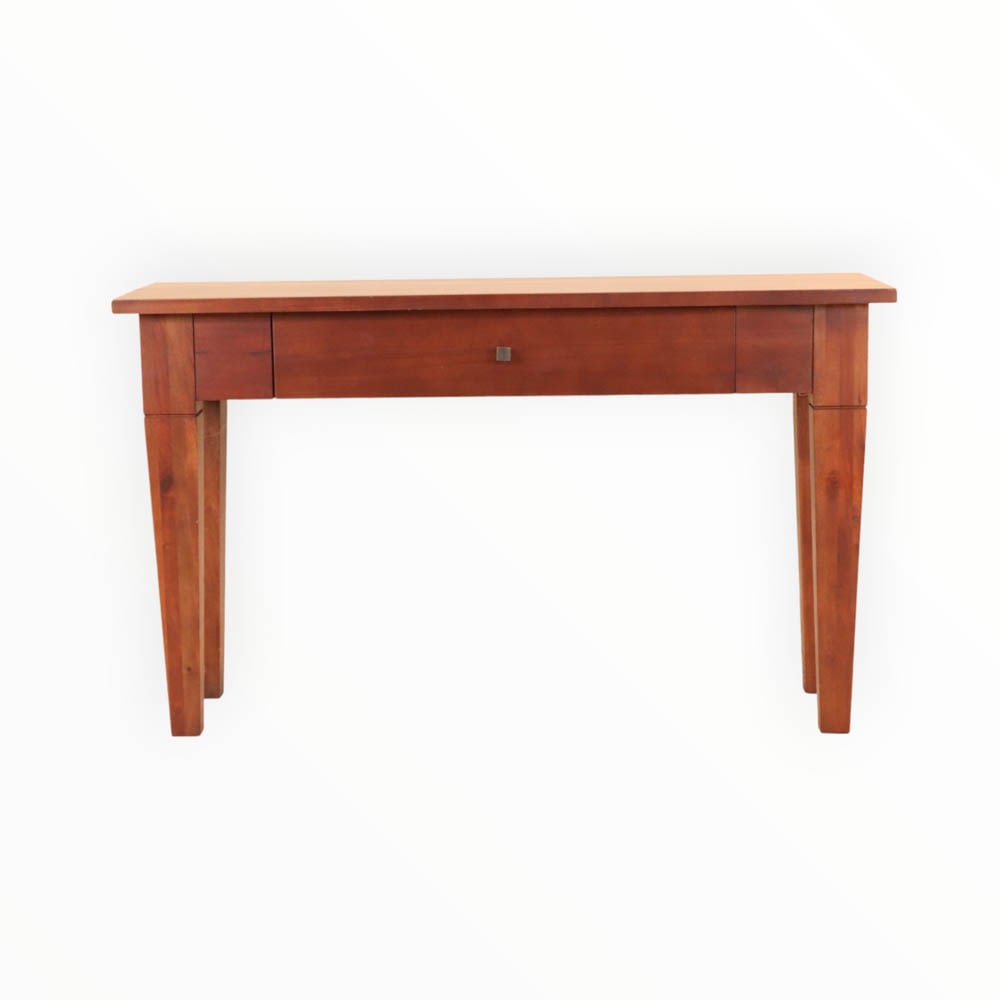 Modern Mahogany One Drawer Pier Table (1 of 7)