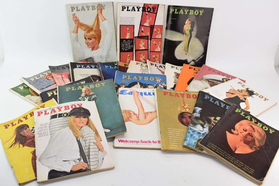 Group of Vintage 1960's Playboy Magazines (1 of 5)