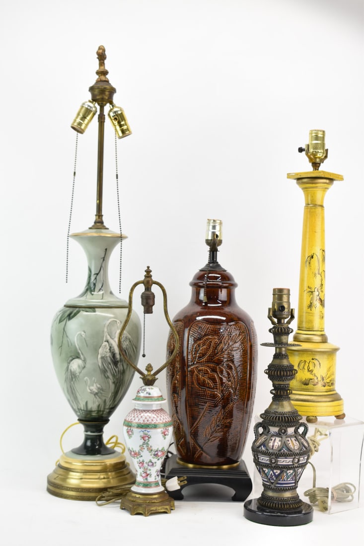 Group of Five Assorted Table Lamps (1 of 20)